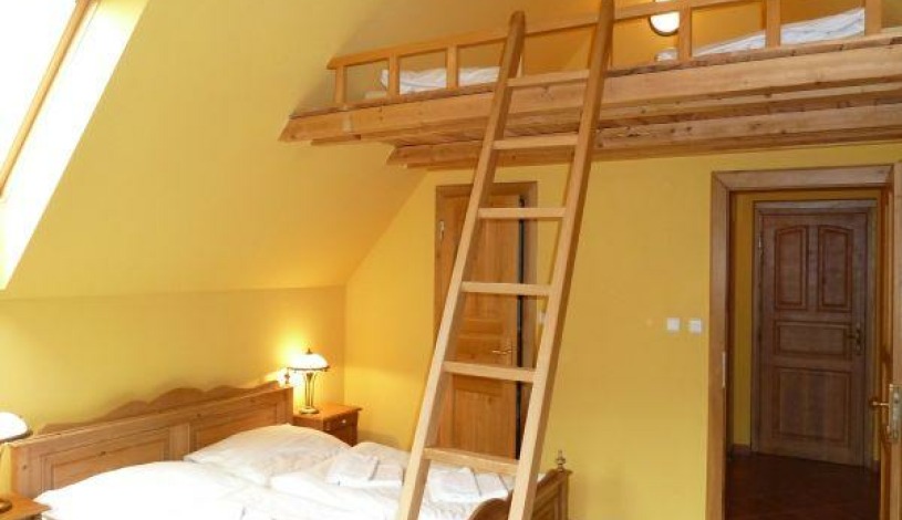 PENSION SLUNEČNICE Špindlerův Mlýn - Čtyřlůžkový pokoj s přistýlkou Deluxe